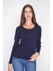 William de Faye Sweter w kolorze granatowym rozmiar: 42. Niebieskie swetry William de Faye, bez wzorów, z kaszmiru, klasyczne, bez ramiączek. Za 113.99 zł.