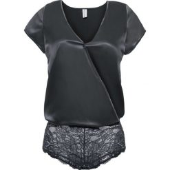 Body Premium z satynowym połyskiem bonprix czarny. Body i gorsety marki bonprix. Za 79.99 zł.
