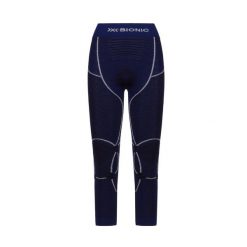 Leginsy termoaktywne damskie X-Bionic Merino Blue. Niebieskie bielizna termoaktywna damska X BIONIC, bez wzorów, bez ramiączek. Za 739.99 zł.