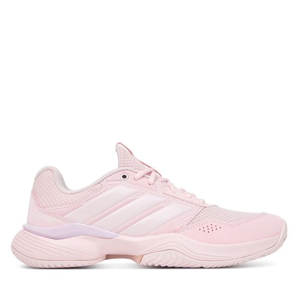Buty do tenisa adidas. Czerwone buty treningowe adidas, bez wzorów, bez zapięcia, tenisowe. Za 329.99 zł.