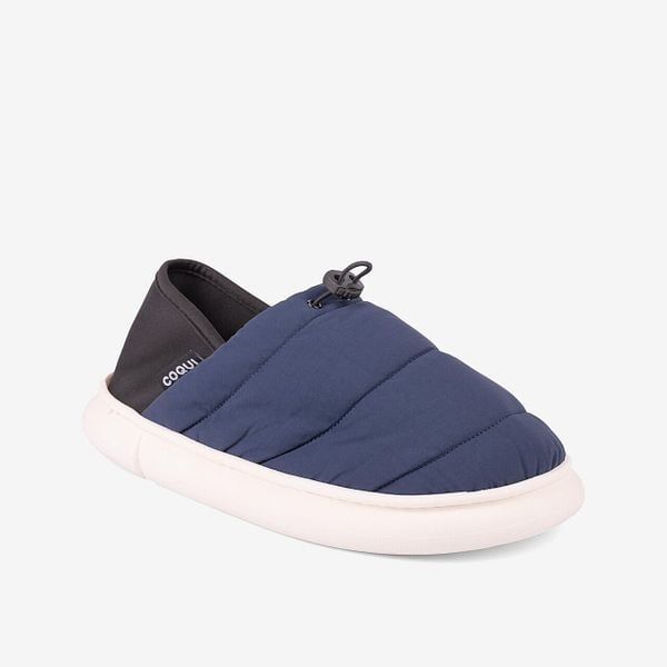 Kapcie damskie Coqui 38/39, niebieskie, z przeszyciem. Niebieskie kapcie Coqui, bez wzorów. Za 131.99 zł.