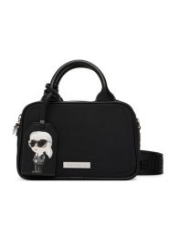 KARL LAGERFELD Torebka B3W30130 Czarny. Czarne torebki klasyczne KARL LAGERFELD, bez wzorów, z materiału, bez dodatków. Za 649.99 zł.