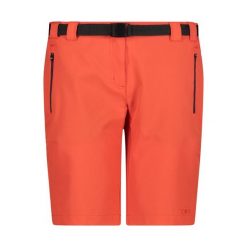 Szorty damskie CMP. Czerwone szorty CMP, bez wzorów, sportowe. Za 203.50 zł.