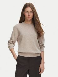 Tommy Hilfiger Sweter WW0WW51459 Beżowy Regular Fit. Brązowe swetry Tommy Hilfiger, s, bez wzorów, z kaszmiru, bez ramiączek. Za 1,299.00 zł.