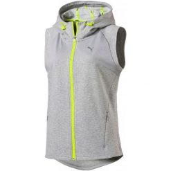 Puma Kamizelka Transition Sl Jkt W Light Gray Heather. Brązowe kamizelki Puma, z dresówki, sportowe. W wyprzedaży za 169.00 zł.
