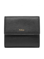 Furla Portfel Goccia M Compact WP00469 BX3036 KH O6000 Czarny. Czarne portfele Furla, bez wzorów, ze skóry. Za 519.99 zł.