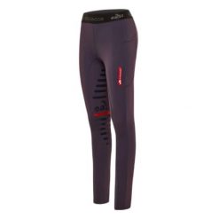 Damskie legginsy jeździeckie z pełną przyczepnością eaSt Reggings® R1. Fioletowe legginsy EAST, bez wzorów, z nylonu, klasyczne. Za 510.10 zł.