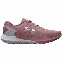 Obuwie do Biegania dla Dorosłych Running Under Armour Rogue 3 Różowy. Czerwone buty treningowe Under Armour, bez wzorów, z materiału, bez zapięcia, do biegania. Za 232.99 zł.