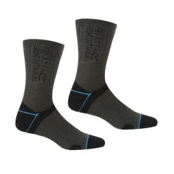 Skarpety do chodzenia damskie Blister Protect II 2-pak. Czarne skarpetki Regatta, bez wzorów. Za 133.50 zł.