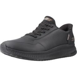 Buty SKECHERS 117740S Czarny. Czarne trekkingi Skechers, bez wzorów, z materiału, bez zapięcia, trekkingowe. Za 319.99 zł.