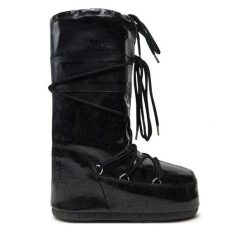 Śniegowce Moon Boot. Czarne śniegowce Moon Boot, bez wzorów, bez zapięcia. Za 1,299.00 zł.