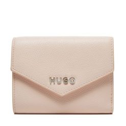 Mały Portfel Damski HUGO. Czerwone portfele Hugo, bez wzorów. Za 229.99 zł.
