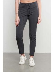 &Co Woman Spodnie "Pippa" w kolorze antracytowym rozmiar: L. Czarne spodnie materiałowe &Co Woman, bez wzorów, z materiału. Za 165.45 zł.