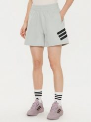 Adidas Szorty sportowe Future Icons 3-Stripes JC5446 Szary Loose Fit. Szare szorty sportowe adidas, bez wzorów, z bawełny. Za 139.99 zł.