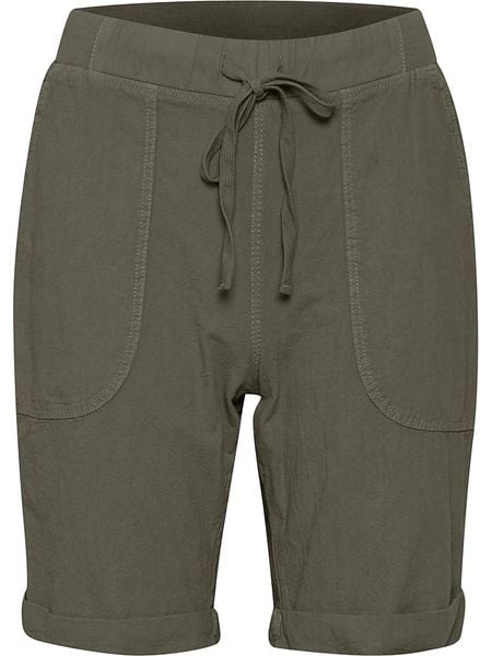 Kaffe Szorty "Naya" w kolorze khaki rozmiar: 34. Brązowe szorty Kaffe, bez wzorów, z bawełny. Za 56.93 zł.
