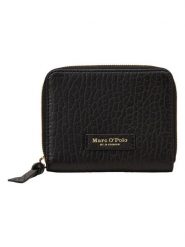 Marc O´Polo Skórzany portfel w kolorze czarnym - 11 x 13 x 3 cm rozmiar: onesize. Czarne portfele bez wzorów, z materiału. Za 139.95 zł.