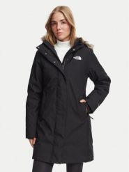 The North Face Parka Arctic NF0A84J2 Czarny Regular Fit. Czarne płaszcze The North Face, l, bez wzorów, z syntetyku, bez kaptura. Za 1,899.00 zł.