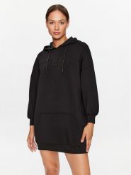 Guess Sukienka codzienna V3BQ14 K7UW2 Czarny Regular Fit. Czarne sukienki Guess, na co dzień, xs, z aplikacjami, z wiskozy, bez kołnierzyka, bez ramiączek, proste. Za 269.99 zł.