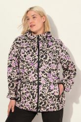 Damskie Kurtka przeciwdeszczowa woreczek podróżny wodoodporna. Czarne kurtki Ulla Popken, plus size, bez wzorów, z materiału, bez kaptura. Za 389.99 zł.