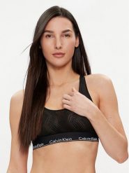 Calvin Klein Underwear Biustonosz top 000QF7708E Czarny. Czarne biustonosze Calvin Klein Underwear, m, bez wzorów, z syntetyku, bez kołnierzyka, bez ramiączek. Za 99.99 zł.