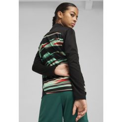Młodzieżowa bluza przedmeczowa z zamkiem 1/4 Portugalia PUMA Black White. Biała bluzy Puma, m, bez wzorów, bez kaptura, do piłki nożnej. Za 379.00 zł.