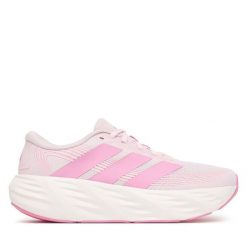 Buty do biegania adidas. Czerwone buty do biegania adidas, bez wzorów, bez zapięcia, do biegania. Za 239.99 zł.