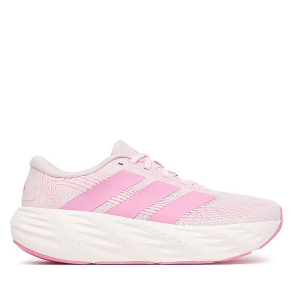 Buty do biegania adidas. Czerwone buty do biegania adidas, bez wzorów, bez zapięcia, do biegania. Za 239.99 zł.