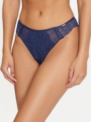 Dorina Stringi Lyra FXST0025LA159 Granatowy. Niebieskie stringi Dorina, bez wzorów, z syntetyku. Za 49.99 zł.