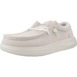 HEYDUDE Damskie Mokasyny Wendy Comf Suede. Szare mokasyny Hey dude, bez wzorów, z materiału. Za 289.00 zł.