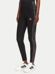Adidas Legginsy Seasonal Essentials Print 3-Stripes KS7984 Czarny Slim Fit. Czarne legginsy adidas, bez wzorów, z bawełny. Za 149.99 zł.