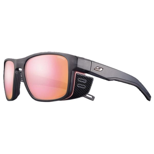 Okulary górskie JULBO SHIELD M czarne Spectron kat.4. Czerwone okulary przeciwsłoneczne JULBO, bez wzorów. Za 437.99 zł.