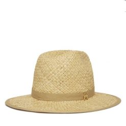 Kapelusz Tommy Hilfiger. Brązowe kapelusze Tommy Hilfiger, bez wzorów. Za 209.99 zł.