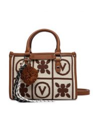 Valentino Torebka Tyle VBS9XF05 Brązowy. Brązowe torebki klasyczne Valentino, bez wzorów, ze skóry, bez dodatków. Za 649.99 zł.