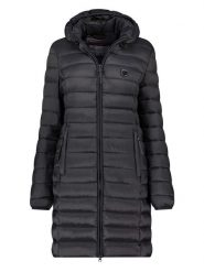 Geographical Norway Płaszcz pikowany w kolorze czarnym rozmiar: XL. Czarne płaszcze Geographical Norway, xl, bez wzorów, bez kaptura. Za 187.52 zł.