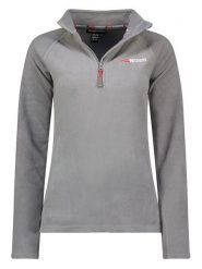 Geographical Norway Bluza polarowa w kolorze szarym rozmiar: S. Szare bluzy bez kaptura Geographical Norway, s, bez wzorów, z polaru, bez kaptura. Za 58.14 zł.