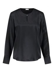 Gerry Weber Bluzka w kolorze granatowym rozmiar: 36. Niebieskie bluzki Gerry Weber, bez wzorów, bez kołnierzyka, bez ramiączek. Za 105.63 zł.