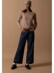 Perfect Cashmere Kaszmirowy sweter w kolorze beżowym rozmiar: XXL. Brązowe swetry Perfect Cashmere, xxl, bez wzorów, z kaszmiru, bez ramiączek. Za 347.99 zł.