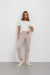 SPODNIE CHER CAFFE LATTE XS - Flawless. Spodnie dresowe Flawless, bez wzorów, z bawełny. Za 232.50 zł.