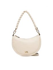 MICHAEL Michael Kors Torebka Kyla Small 32T5G8QU1L Beżowy. Brązowe torebki klasyczne MICHAEL Michael Kors, bez wzorów, ze skóry, bez dodatków. Za 899.99 zł.