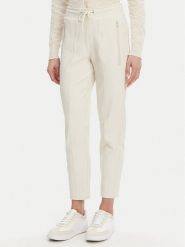 Olsen Chinosy 14002141 Beżowy Slim Fit. Brązowe chinosy Olsen, bez wzorów, z syntetyku. Za 309.99 zł.