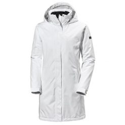 Kurtka uniwersalna damska Helly Hansen Aden Inulated Coat. Białe kurtki Helly Hansen, uniwersalny, bez wzorów, casualowe, z kapturem. Za 911.00 zł.