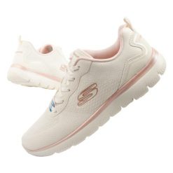 Buty sneakersy sportowe damskie Skechers Summits. Brązowe buty treningowe Skechers, bez wzorów, bez zapięcia. Za 269.00 zł.