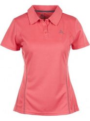 Peak Mountain Funkcyjna koszulka polo w kolorze koralowym rozmiar: L. Czerwone t-shirty sportowe Peak Mountain, l, bez wzorów, z materiału, bez ramiączek, outdoorowe. Za 73.99 zł.