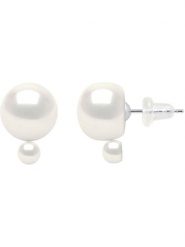 Pearline Kolczyki-wkrętki z perłami w kolorze białym rozmiar: onesize. Białe kolczyki Pearline, z perłą, srebrne. Za 173.99 zł.