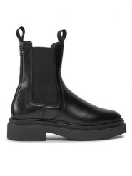 Gant Sztyblety Zandrin Chelsea Boot 27551400 Czarny. Czarne botki Gant, bez wzorów, ze skóry, bez obcasa, na płaskiej podeszwie, bez zapięcia. Za 599.99 zł.