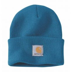Czapka zimowa Carhartt Acrylic Watch Hat. Zielone czapki zimowe Carhartt, bez wzorów, sportowe. Za 82.00 zł.