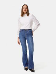 TAIFUN Dżinsy - Slim fit - w kolorze niebieskim rozmiar: 40. Niebieskie jeansy Taifun, bez wzorów, z podwyższonym stanem. Za 180.91 zł.
