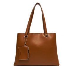 Torebka Aldo. Brązowe shopper bag Aldo, bez wzorów, bez dodatków. Za 219.99 zł.