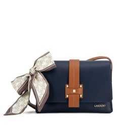 Torebka Lasocki. Niebieskie listonoszki Lasocki, bez wzorów, bez dodatków. Za 169.99 zł.