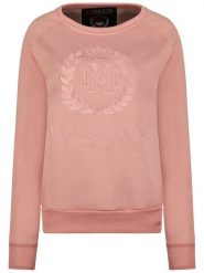 Maison Montaigne Bluza "Fimosai" w kolorze szaroróżowym rozmiar: XL. Różowe bluzy Maison Montaigne, xl, bez wzorów, bez kaptura. Za 83.81 zł.